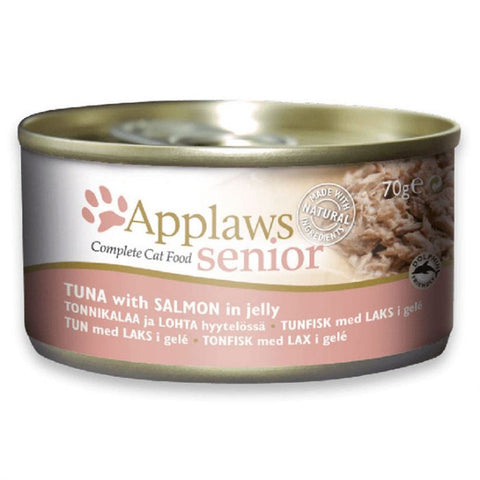 Applaws Cat Senior Tuna w/ Salmon in Jelly Tin (70g) (4596756152373)