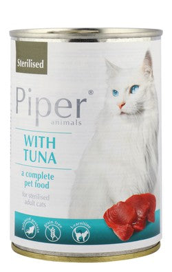 PIPER CAT WITH TUNA STERILISED 400 g
