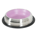 MERENDA STAINLESS NON-SLIP DOG BOWL - PINK (4615516717109)