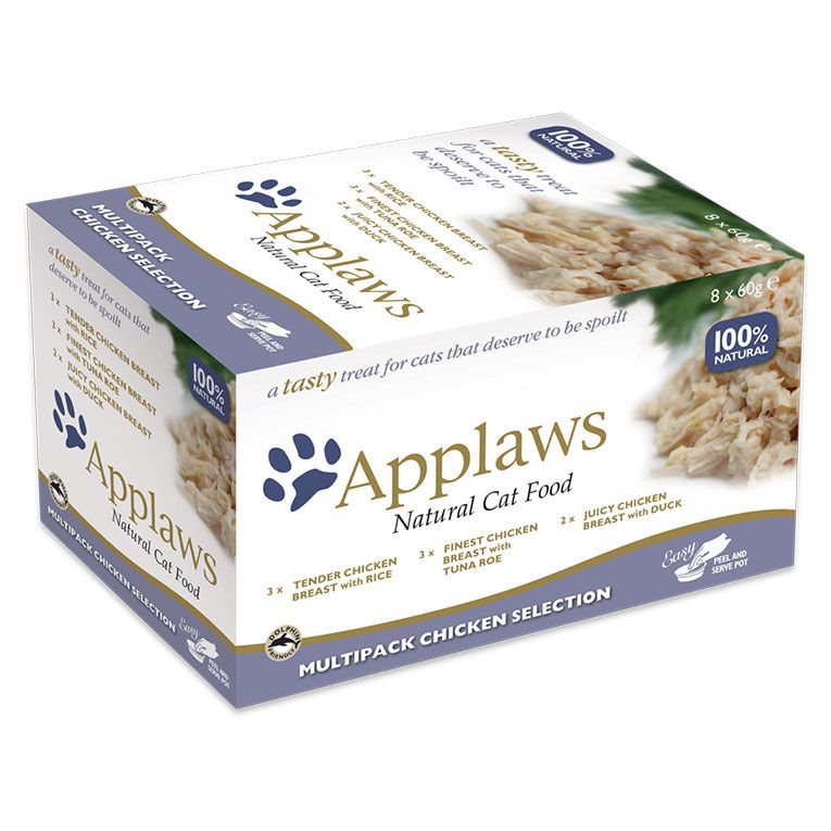 *Applaws Cat Multipack Chicken Select 8 x 60g Pot