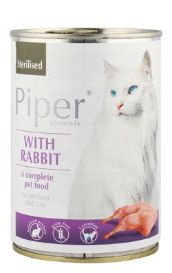 PIPER CAT WITH RABBIT STERILISED 400 g