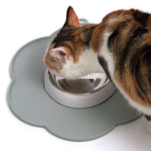 CAT IT FLOWER PLACEMAT GREY - MEDIUM (4611964534837)
