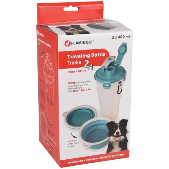 *Flamingo 2-in-1 Trinka Traveling Bottle
