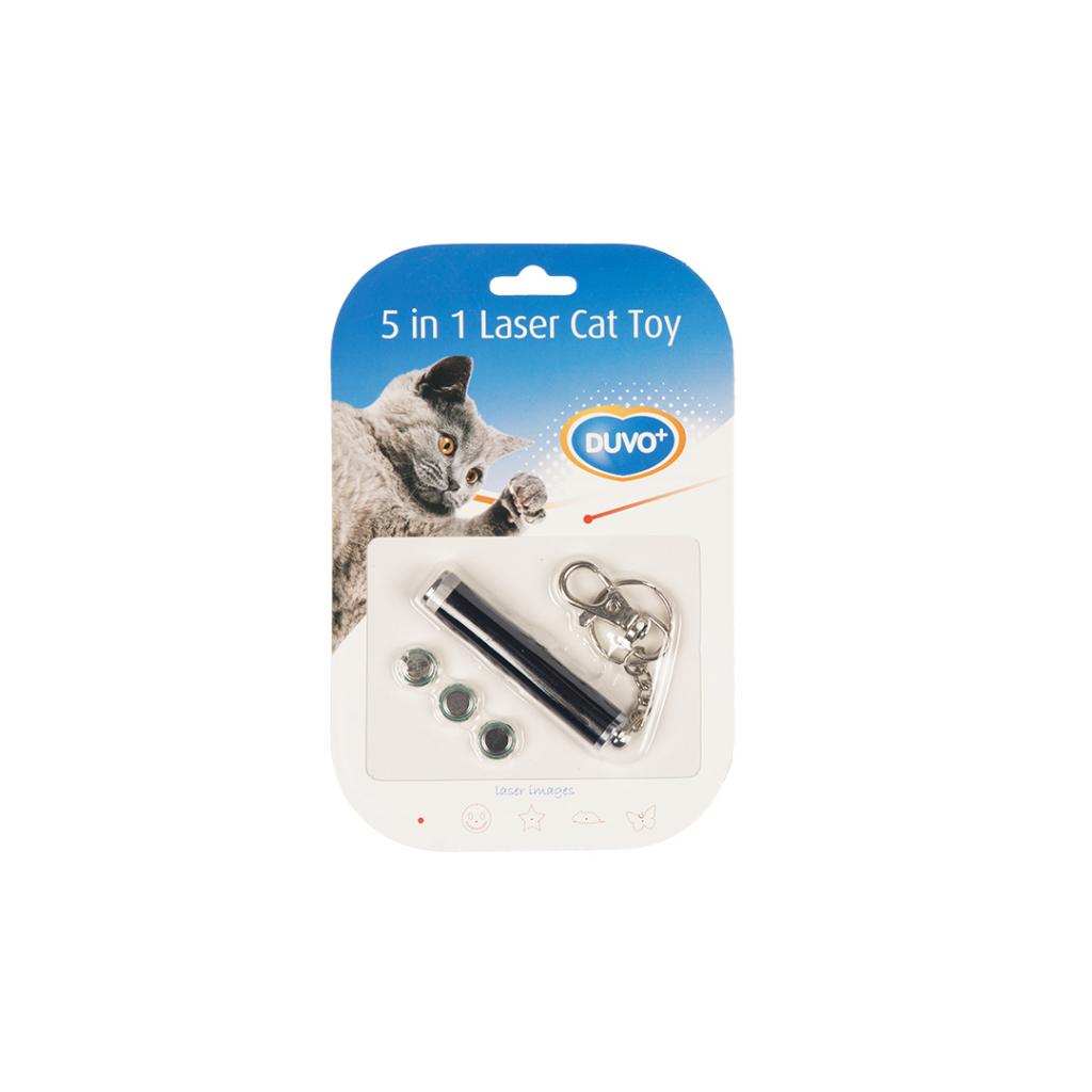 DUVO LASER POINTER-CAT TOY 5 IN 1