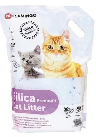 Flamingo Percato Premium Silica Cat Litter (4.25 KG) (4601260474421)