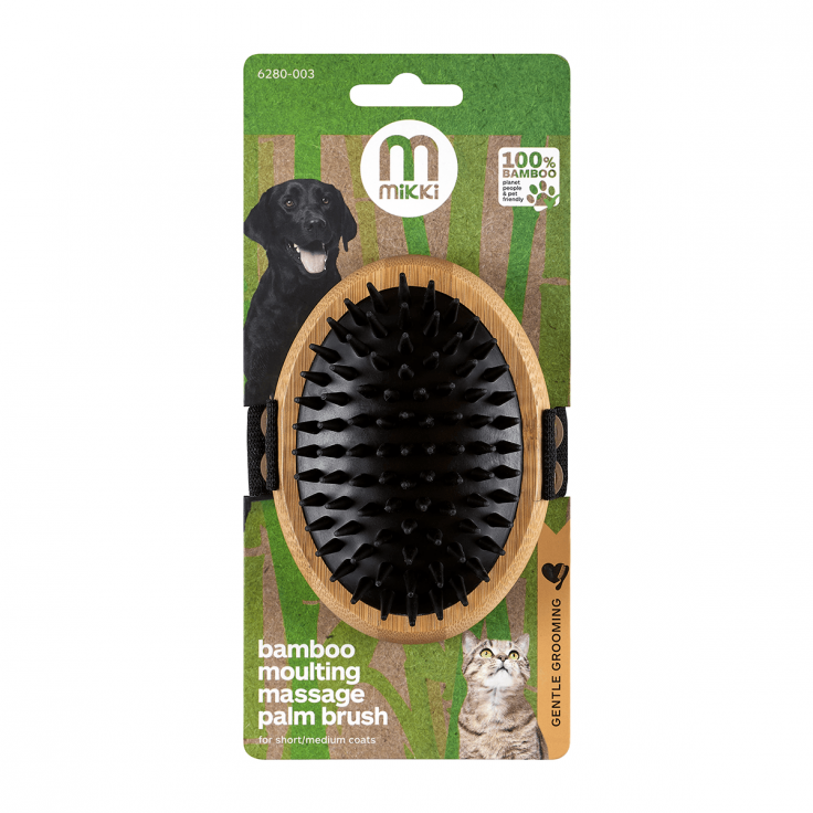 BAMBOO PALM BRUSH - MOULTING MASSAGE