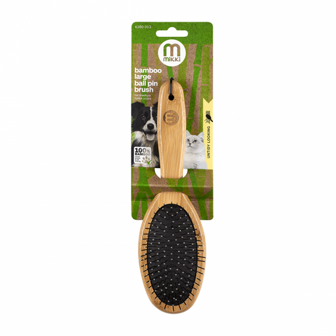 *BAMBOO BALL PIN BRUSH - LARGE