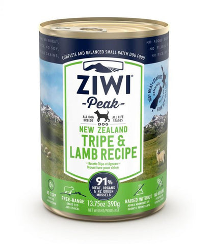 ZiwiPeak Tripe & Lamb Recipe Canned Dog Food 390g
