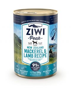 ZiwiPeak Mackerel & Lamb Recipe Canned Dog Food (390g) (4597579808821)