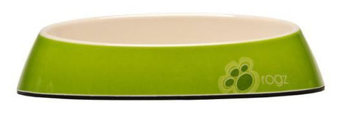 Rogz Cat Fishcake Bowl Lime Paw (4603422900277)