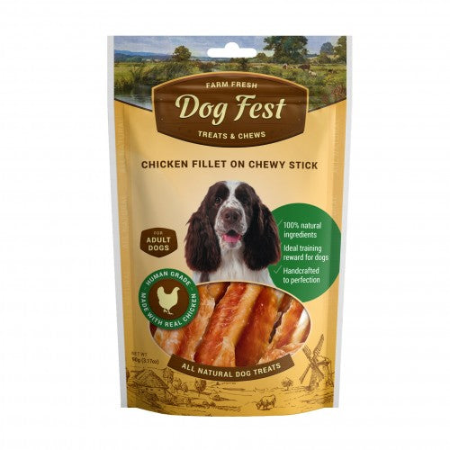 Dog Fest Chicken fillet on a chewy stick for adult dogs - 90g