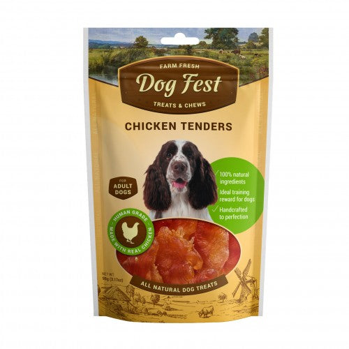 Dog Fest Chicken tenders for adult dogs - 90g