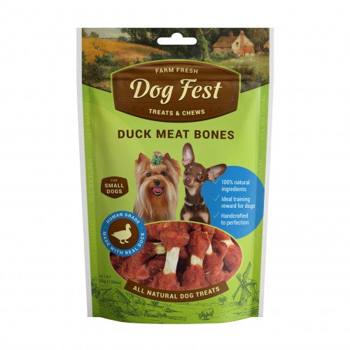 Dog Fest Duck meat bones for mini-dogs - 55g