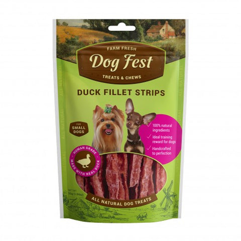 Dog Fest Duck fillet strips for mini-dogs - 55g