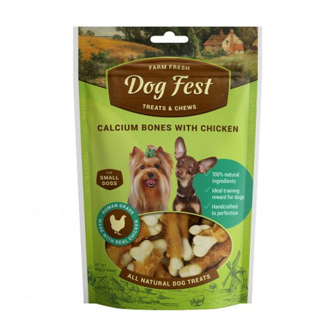 Dog Fest Calcium bones with chicken for mini-dogs - 55g