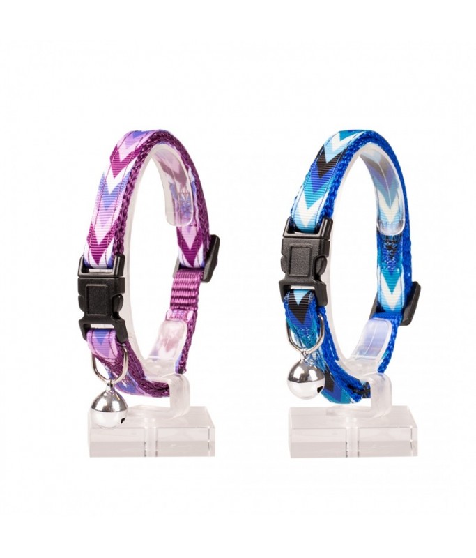 *Duvo Cat Collar Nylon Mixed Colors 20 - 30cm / 10mm