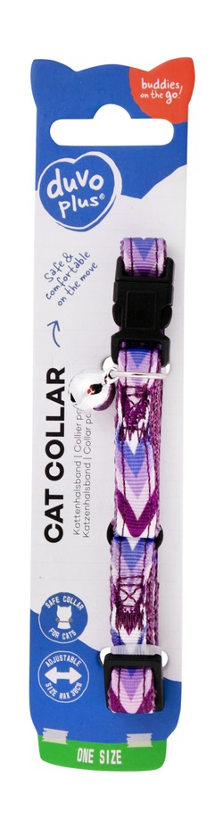 *Duvo Cat Collar Nylon Mixed Colors 20 - 30cm / 10mm
