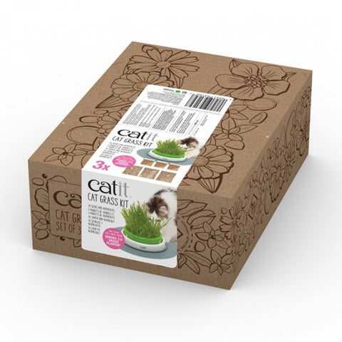 *CATIT CAT GRASS KIT - SET OF 3