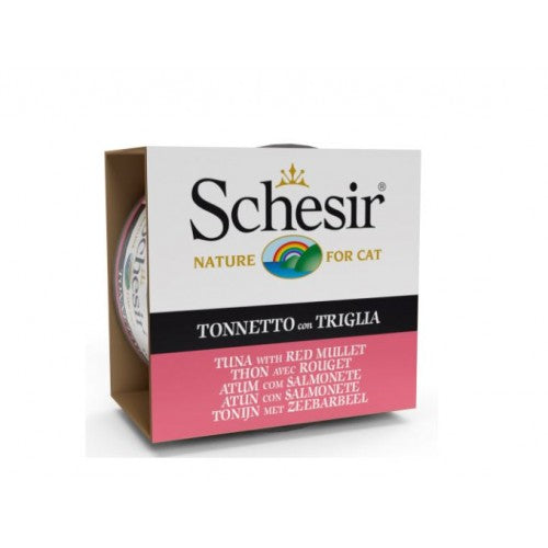 Schesir Cat Can Jelly Tuna with Red Mullet 85g