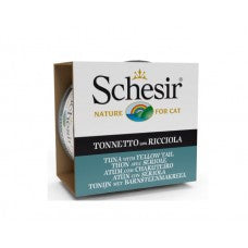 Schesir Cat Can Jelly Tuna with Yellow Tail 85g