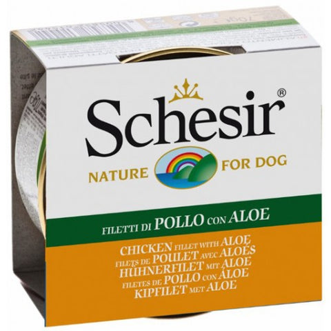 Schesir Chicken fillets with Aloe For Dog