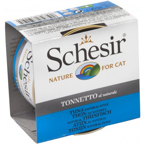 SCHESIR CAT CAN NATURAL STYLE TUNA 85g