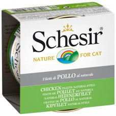 SCHESIR CAT CAN NATURAL STYLE BRINE CHICKEN (85 g)