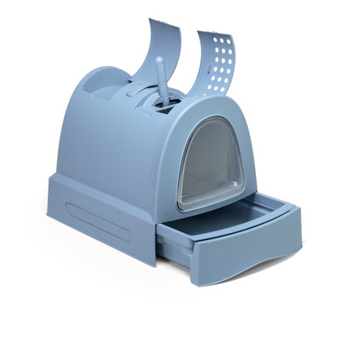 IMAC CAT LITTER BOX -BLUE (4601365692469)