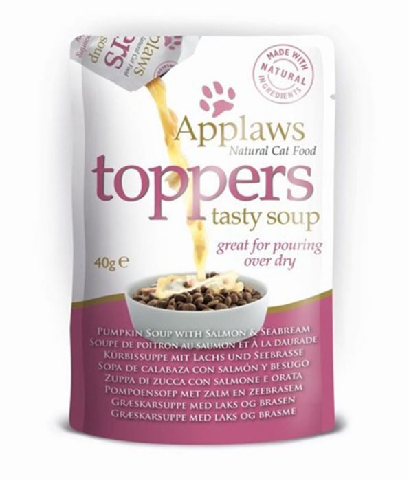 Applaws Cat Toppers Pumpkin Soup with Salmon (4597445591093)