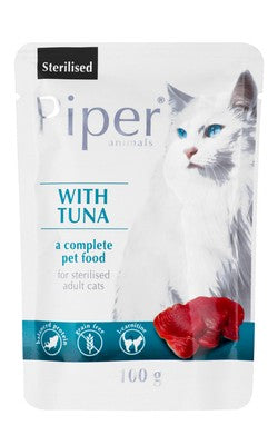PIPER CAT WITH TUNA STERILISED 100G