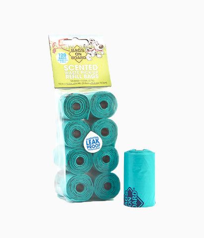 BOB Refill Bags Scented Green Roll 120 bags(8×15)