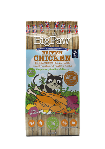 Little Big Paw British Chicken for Adult Cats (1.5 KG) (4595969753141)