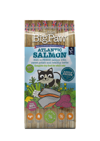 Little Big Paw Atlantic Salmon for Adult Cats (1.5 KG) (4595976306741)