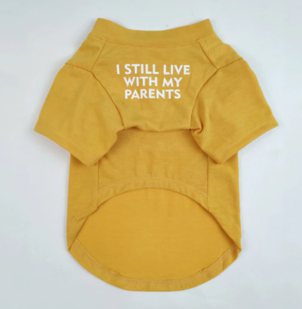Still live with my parents T-shirt - Yellow
