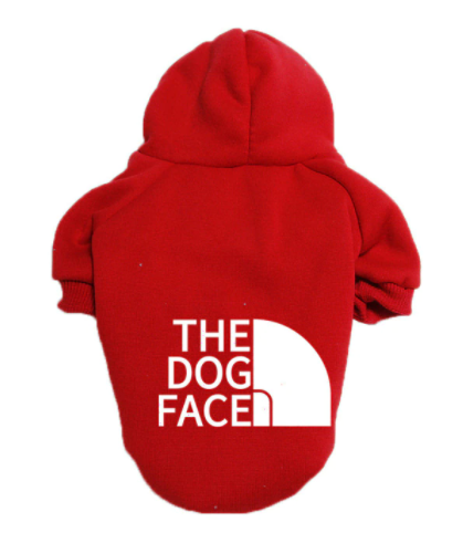 The Dog Face Hoodie - Red