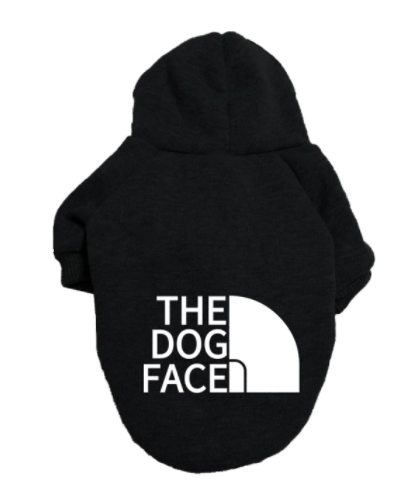 The Dog Face Hoodie - Black