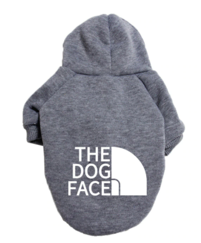 The Dog Face Hoodie - Grey