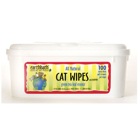 Cat Grooming Wipes With Awapuhi, Green Tea Scent 100pcs (4608190644277)