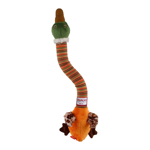 "Crunchy Neck” Duck with Bone & Squeaker – Small
