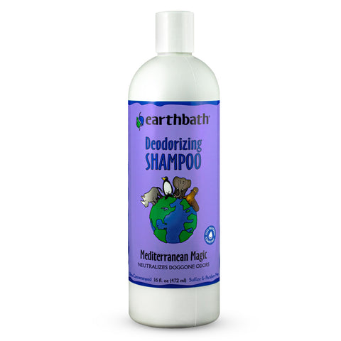 *earthbath® Deodorizing Shampoo, Mediterranean Magic, Neutralizes Doggone Odors, Made in USA, 16 oz