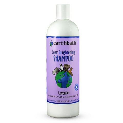 *earthbath® Coat Brightening Shampoo, Lavender, Enhances Color & Shine in All Coats, Made in USA, 16 oz