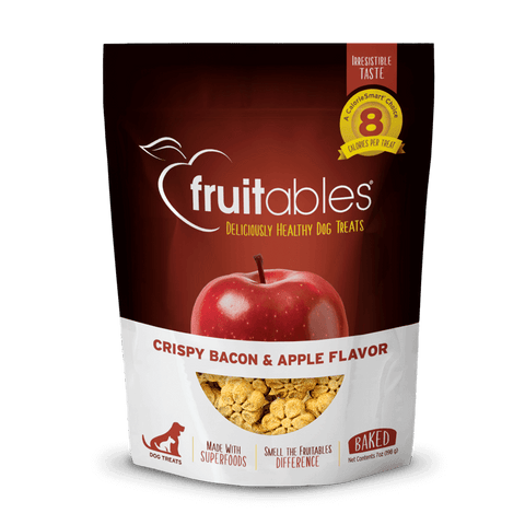 Fruitables Dog Treats Crispy Bacon & Apple Flavor 7oz (4606001840181)