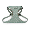 PAWSITIV HANDMADE EASY WALK HARNESS DAISY GREEN