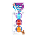 *Gigwi Ball Small 3pack Squeaker – Solid Transparent