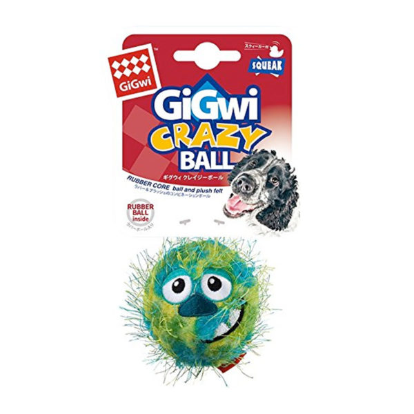*Gigwi Medium Ball Plush Friendz with foam Rubber ball & Squeaker