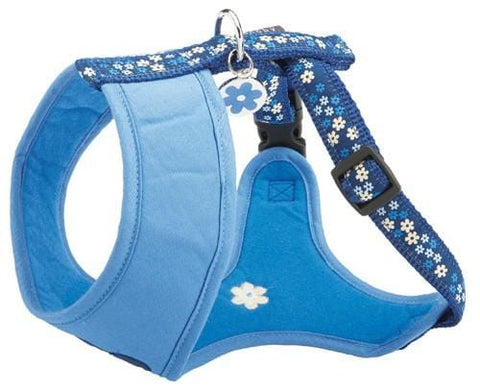 FLOWER HARNESS T-SHIRT - BLUE (4613021859893)
