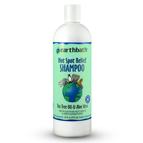 Hot Spot Relief Shampoo Tea Tree Oil & Aloe Vera 16oz