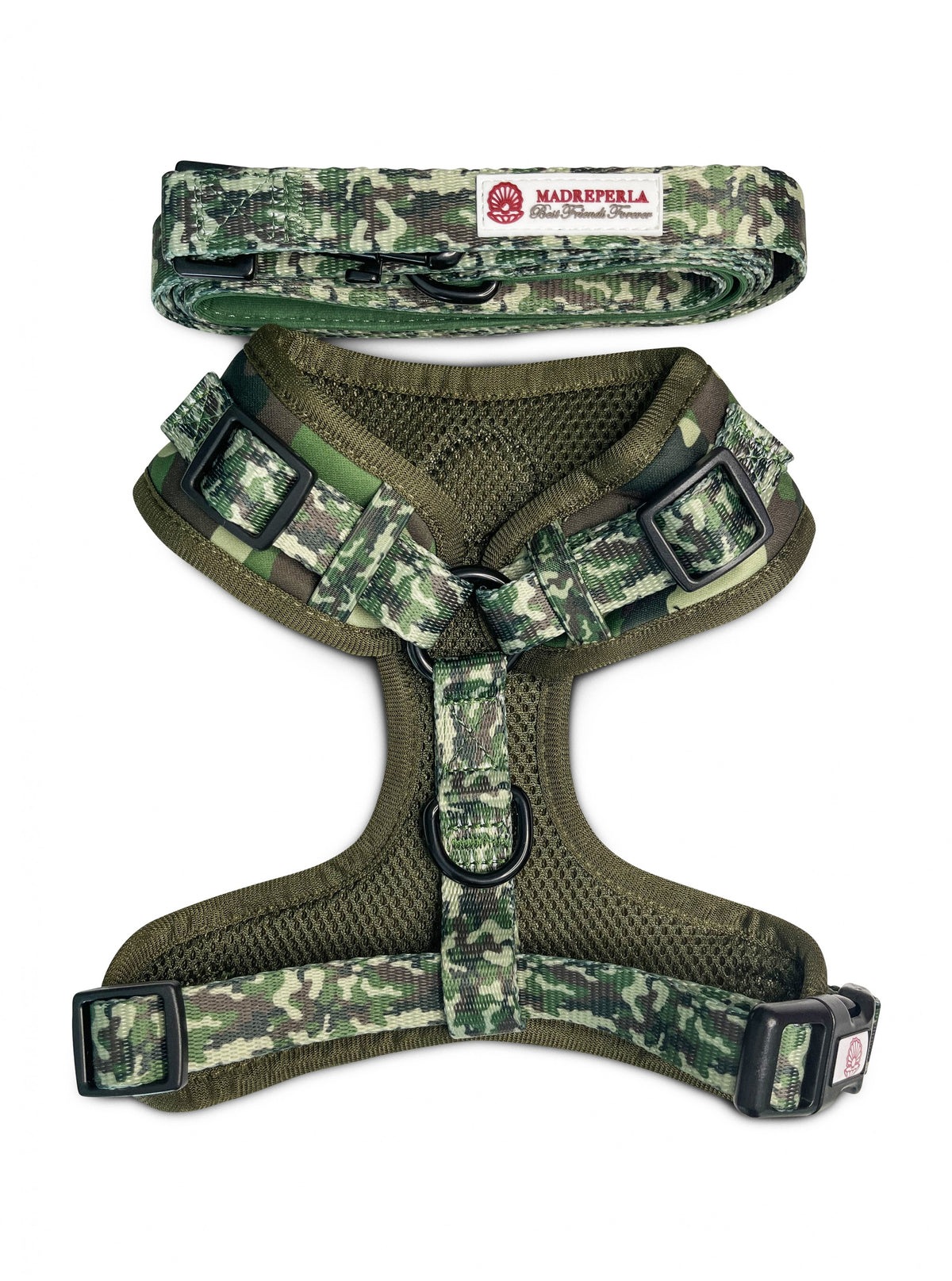 Camouflage Harness & Leash