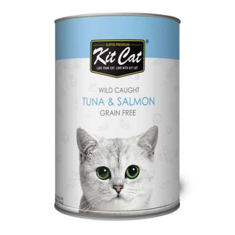 Kit Cat Wild Caught Tuna & Salmon (400 g) (4597822685237)