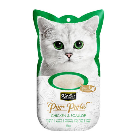 Kit Cat Purr Puree Chicken & Scallop (4598418014261)